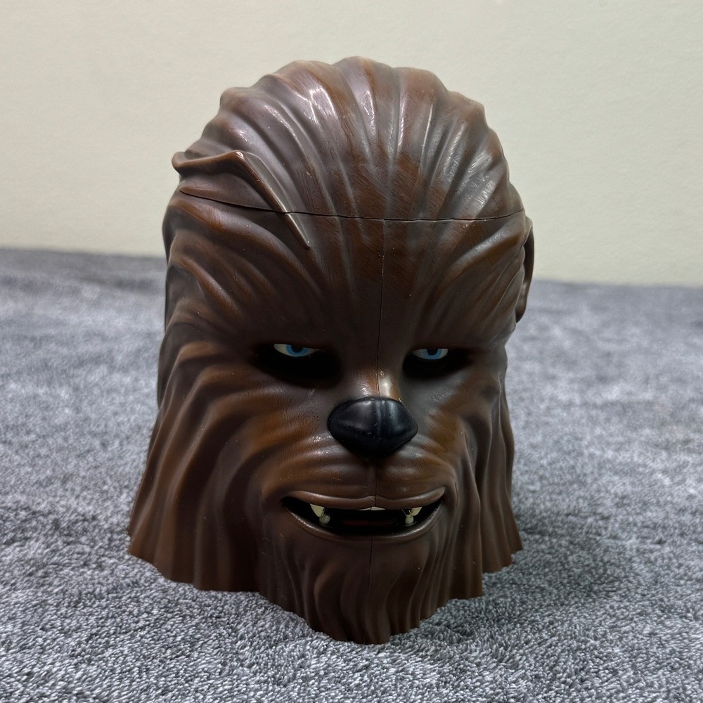 Disney Parks Star Wars Chewbacca Stein Wookiee Head Mug with Bandolier Handle